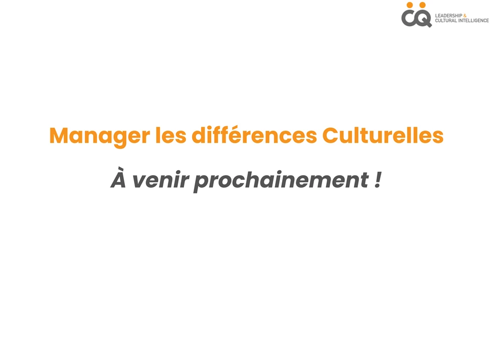 Manager les différences Culturelles.